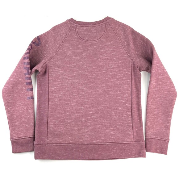 Carhartt Relaxed Fit Midweight Block Logo Sleeve Graphic Sweatshirt Womens L - Picture 4 of 6
